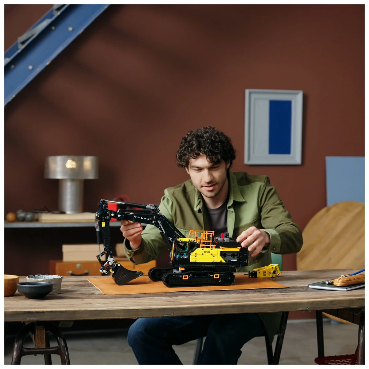 LEGO Technic Volvo EC500 Hybrid Excavator 42215 Motorised Set for Adults - Image 7