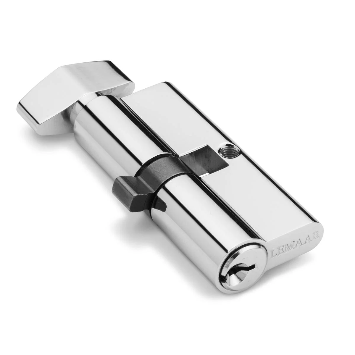 Lemaar Euro Cylinder Lock - 70mm - Satin Chrome - Easy Install