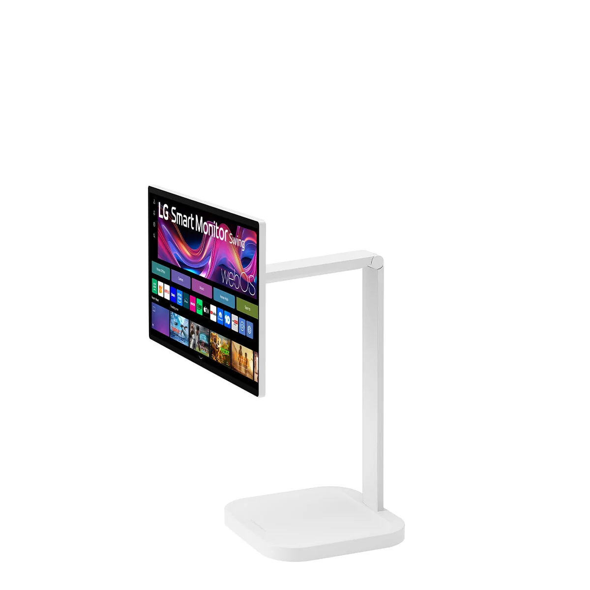 LG 31.5-Inch 4K Touchscreen Monitor Swing Stand 32U889SA-W.AAU - Image 5