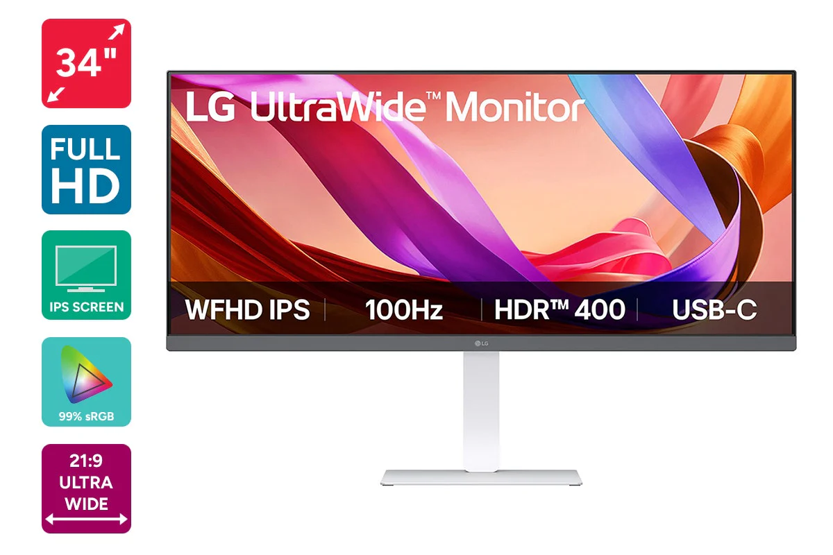 LG 34 UltraWide WFHD IPS 100Hz Borderless Monitor 34U530A-W
