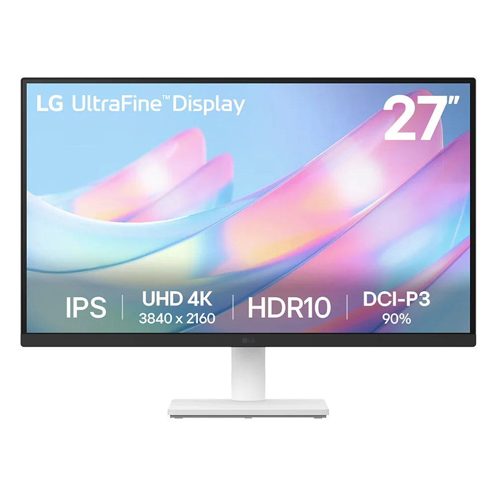 LG UltraFine 27 UHD 4K IPS Office Monitor 27US500-W - Image 2
