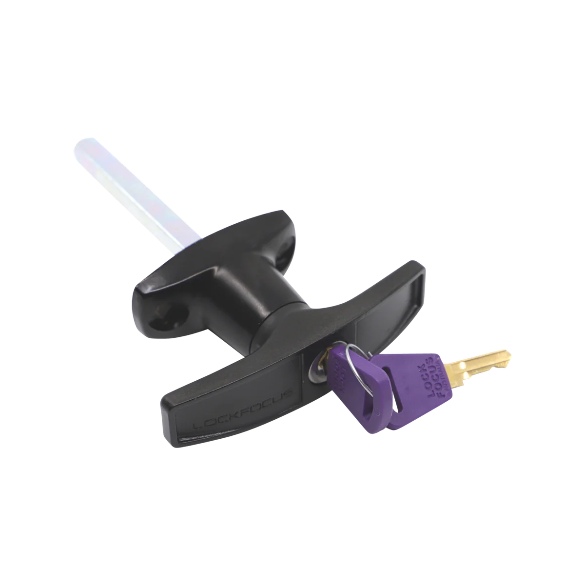 Liftaway Black T-Handle Lockable Garage Door - 44.5mm Steel - Easy Fit