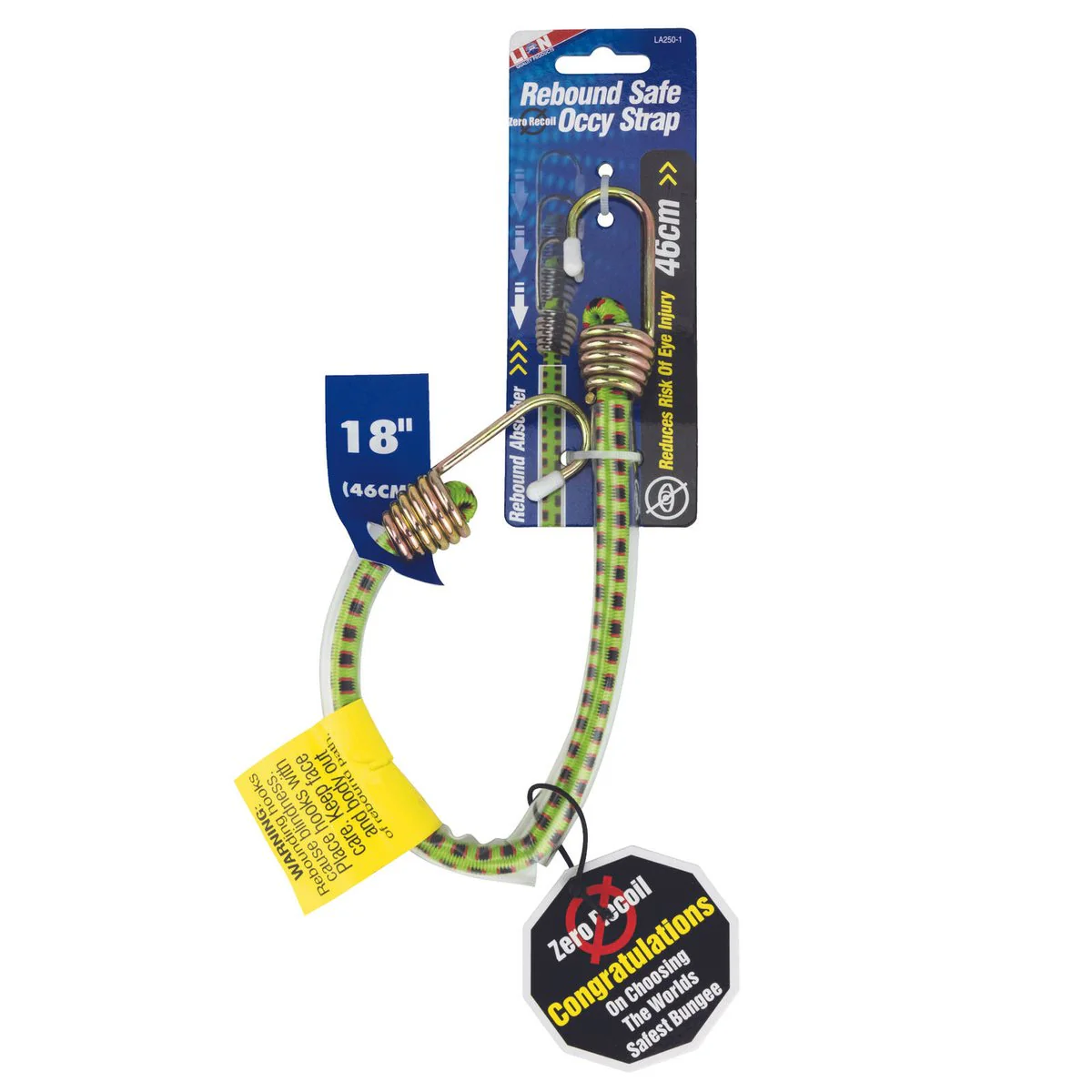 Lion 460mm Rebound Octopus Strap - Load Restraint - Durable Hooks - Safety