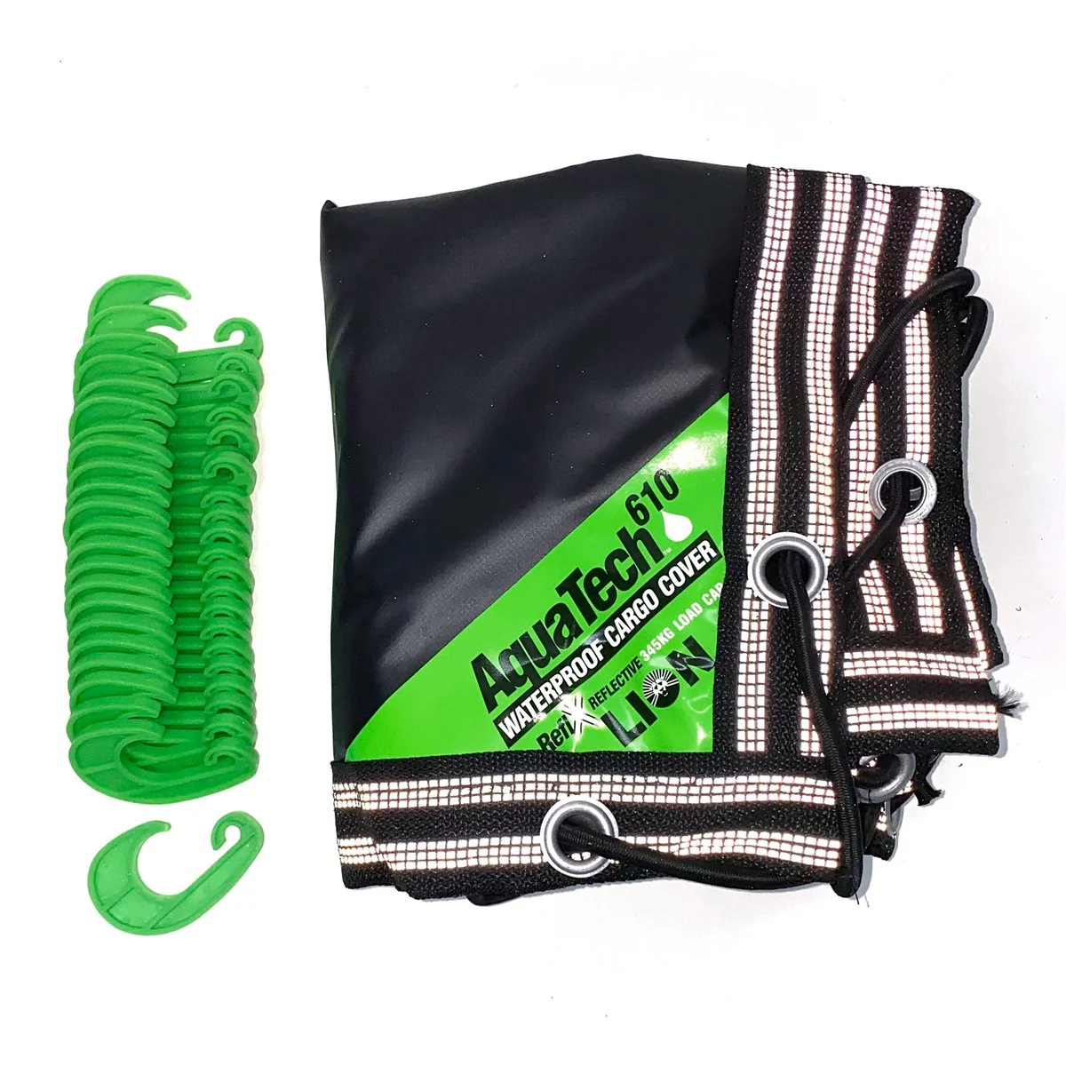 Lion Reflx Aquatech Cargo Cover - 2 x 2.5m - Black - Single Cab Ute