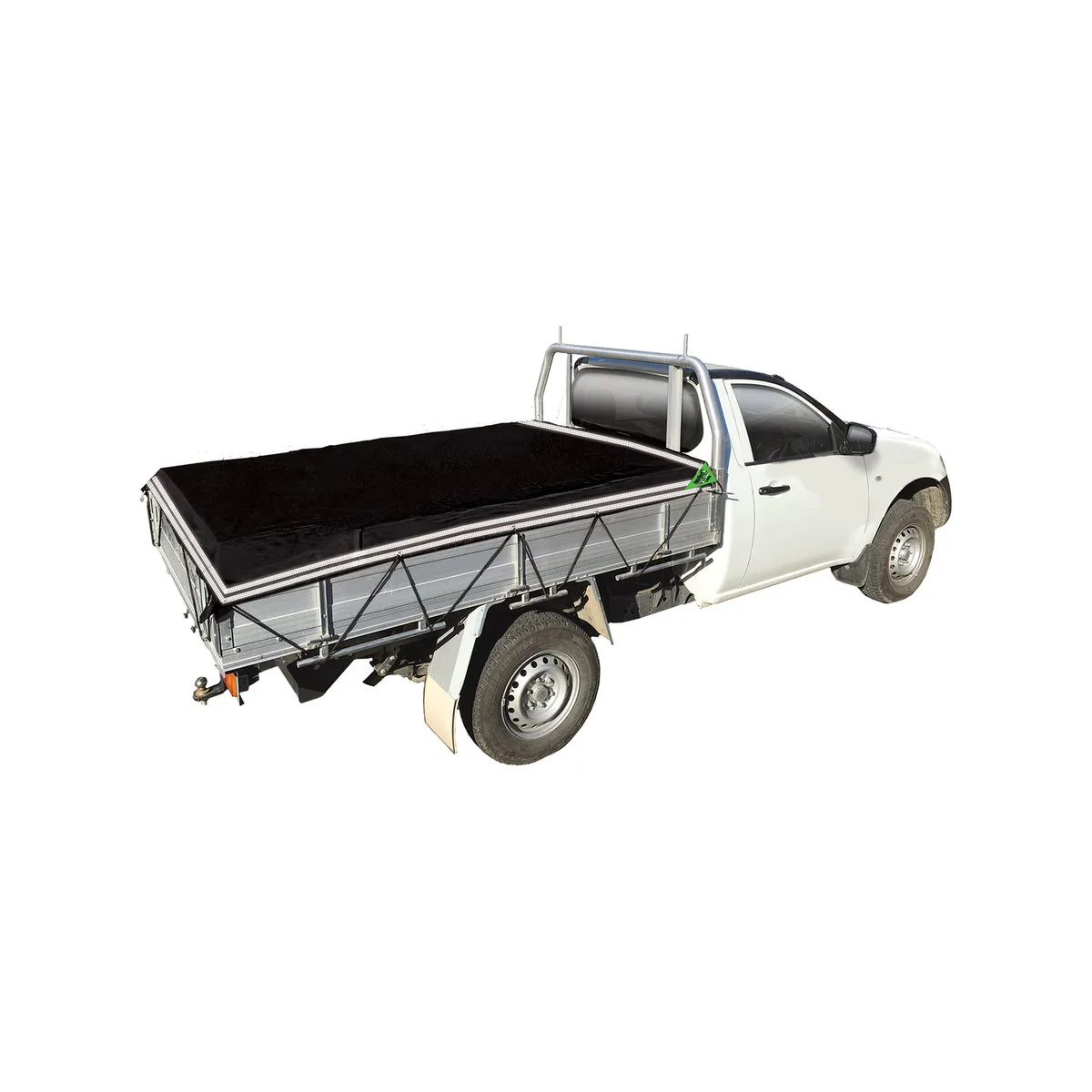 Lion Reflx Aquatech Cargo Cover - 2 x 2.5m - Black - Single Cab Ute - Image 2