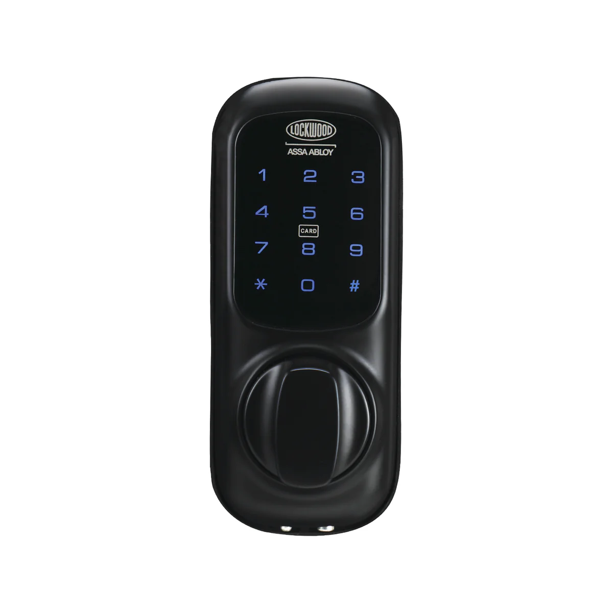 Lockwood 001touch Plus Smart Deadlatch - Matt Black - Auto Unlock - DoorSense™