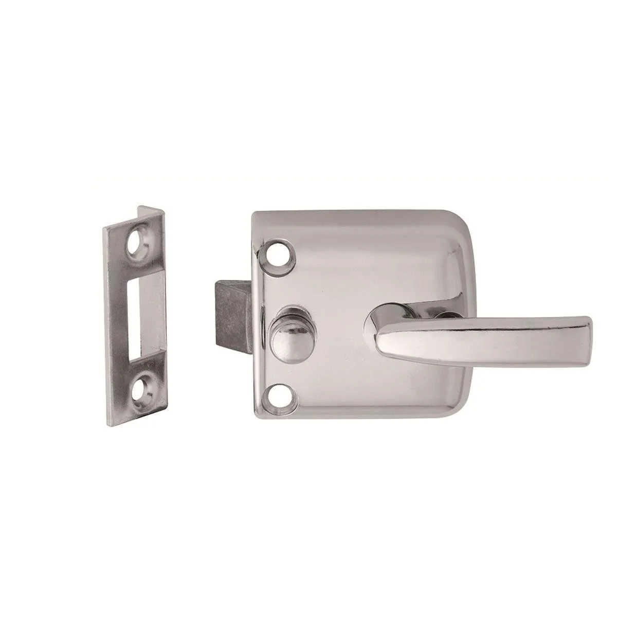 Lockwood Screen Door Latches - 19-38mm - Zinc Diecast - Satin Finish