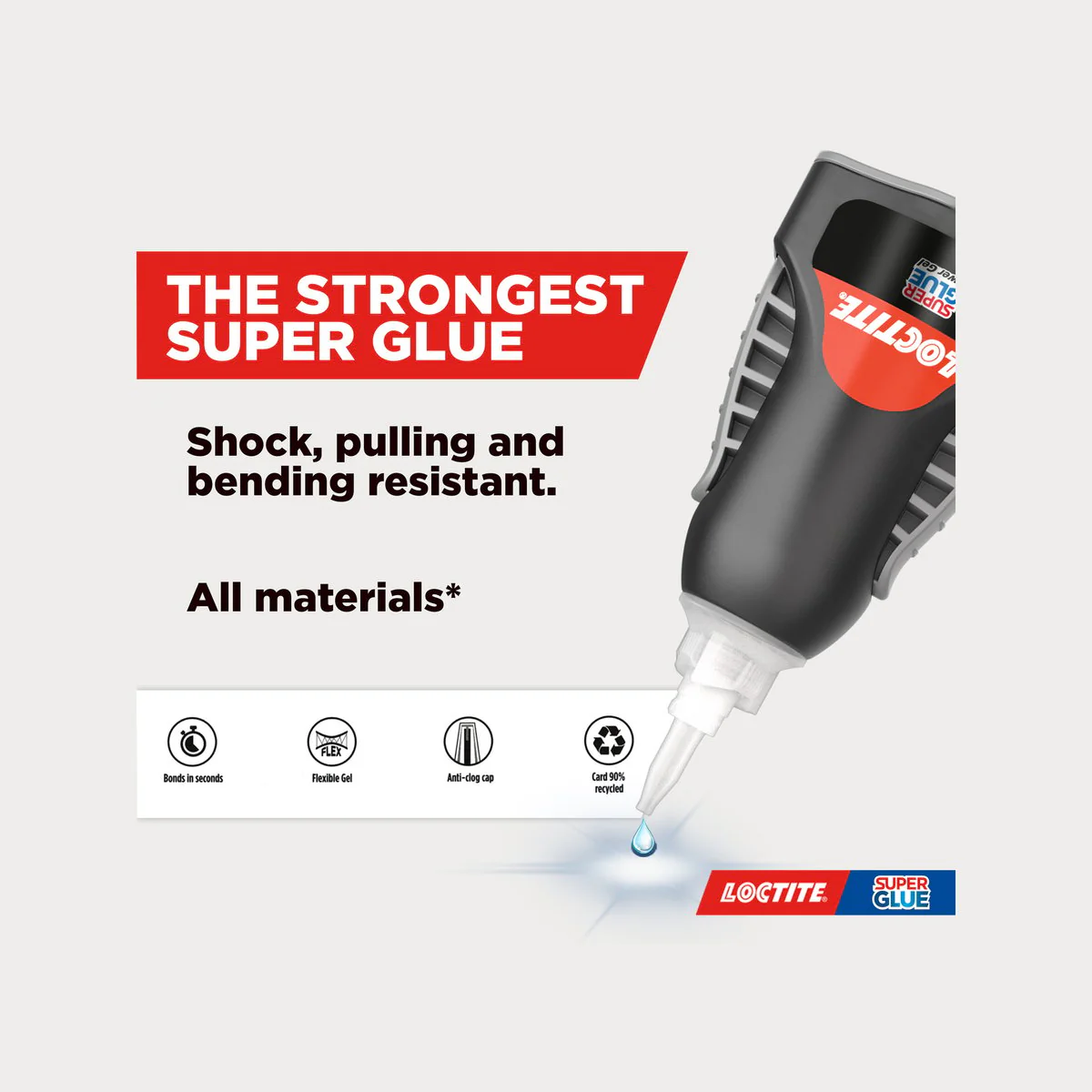 Loctite 3g Super Glue Power Gel Control Adhesive - Clear - 0.03kg - Image 2