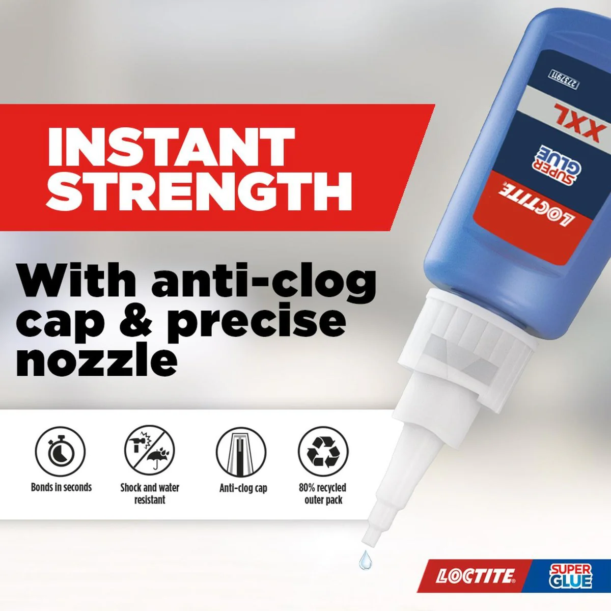 Loctite Super Glue - 20g - Cynoacrylate - Instant Drying - Image 2