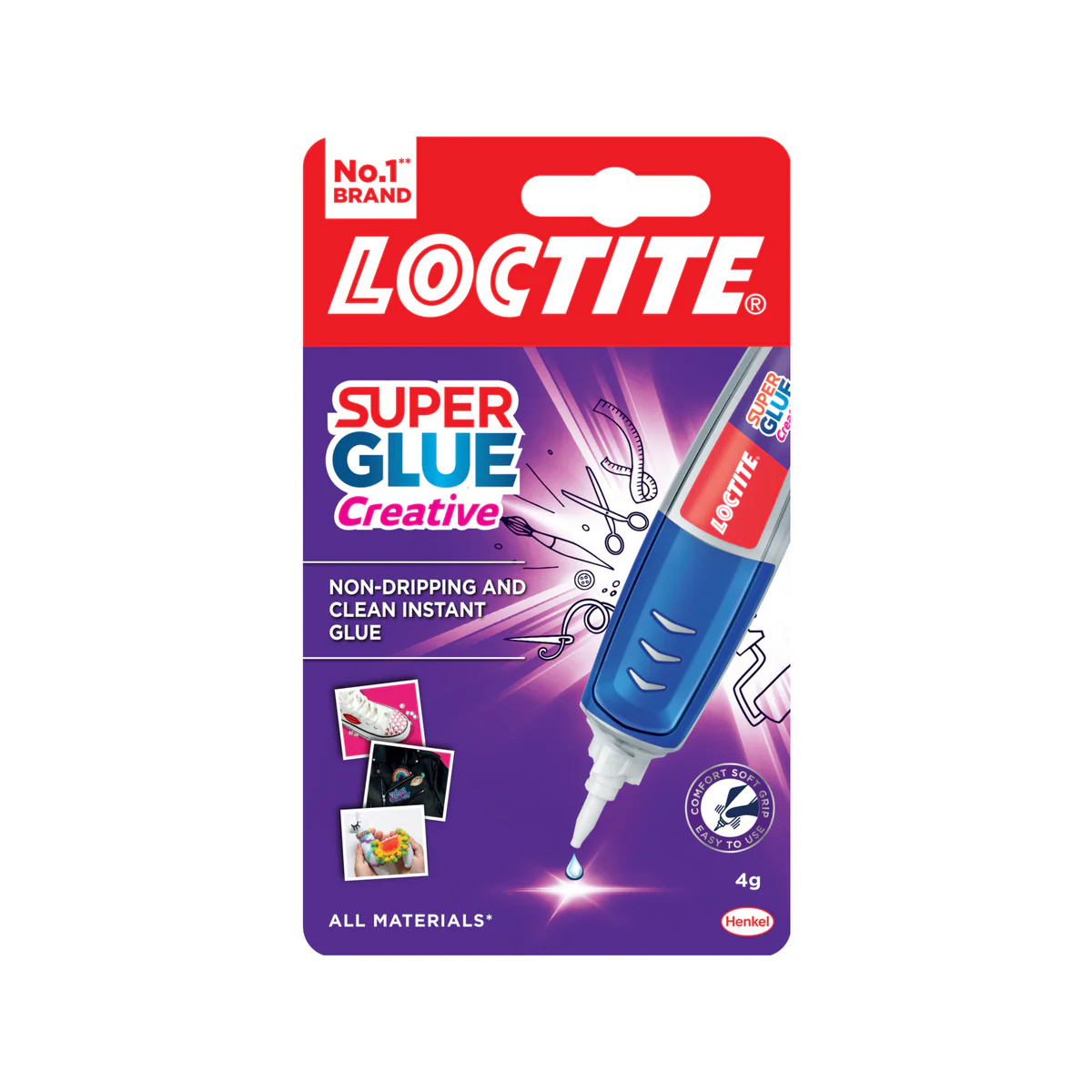 Loctite Super Glue Creative Pen 4g - All-Purpose Adhesive - Dries Clear - Image 2
