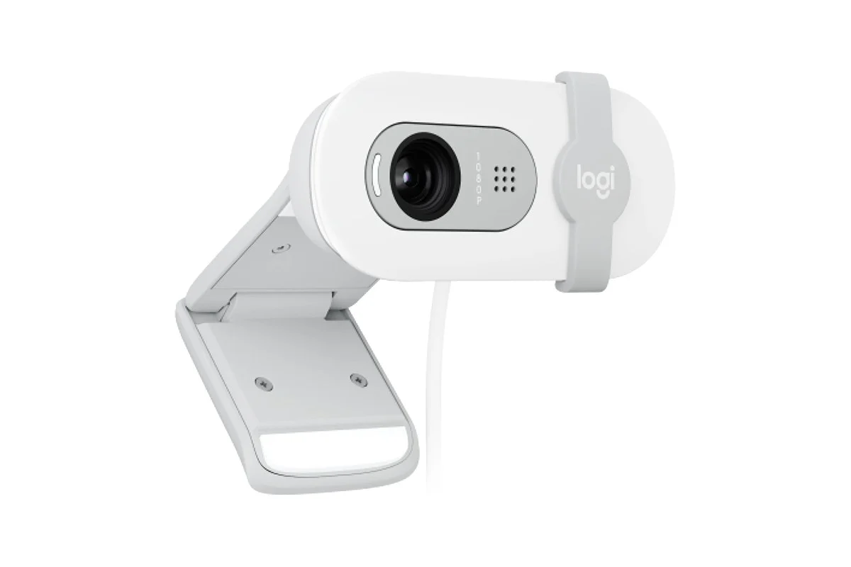 Logitech Brio 100 Webcam - Full HD 1080p, Off White, Easy Setup - Image 3