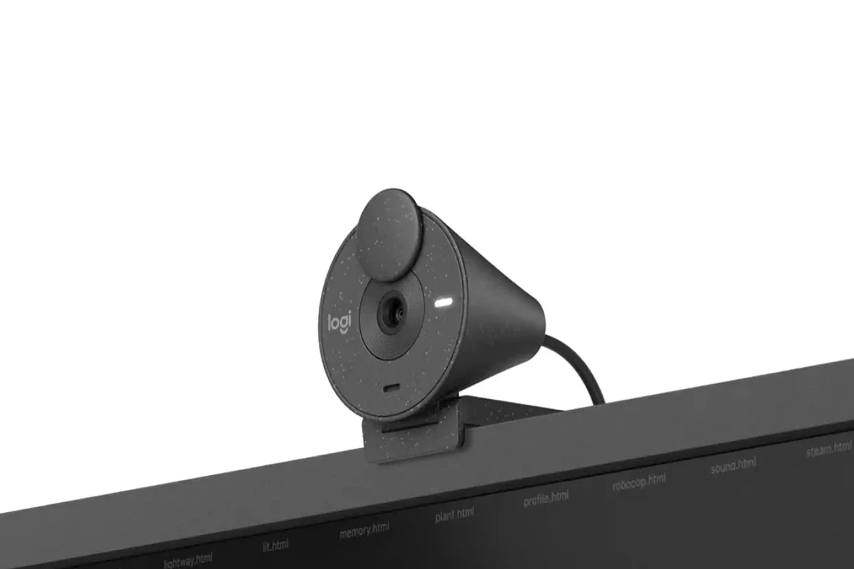 Logitech Brio 300 Webcam - 1080p HD, USB-C, Noise-Reducing Mic - Image 7