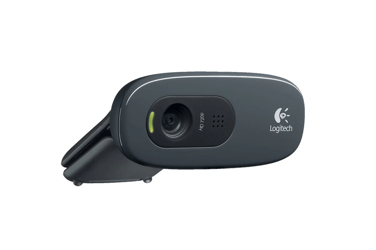 Logitech C270 HD Webcam with Noise Isolation Mic and Light Correction