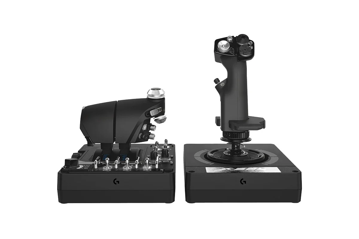 Logitech G Pro Flight X56 Rhino HOTAS Controller with RGB Lighting - Image 2