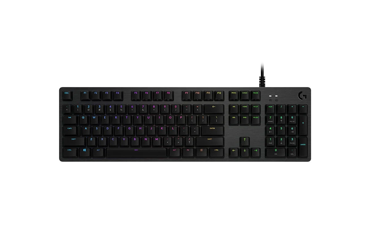 Logitech G512 Carbon RGB Mechanical Gaming Keyboard with GX Blue Switch
