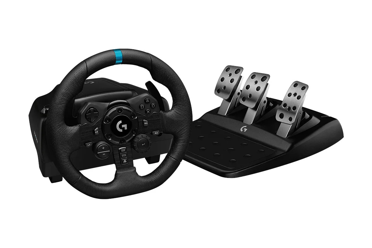 Logitech G923 Racing Wheel with TRUEFORCE Pedals for PS & PC
