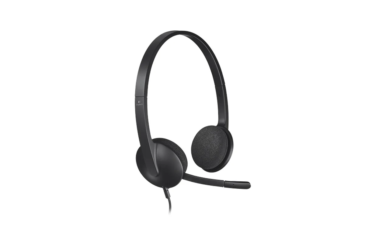 Logitech H340 USB Headset with Noise-Cancelling Mic - Black