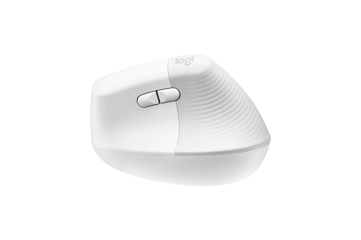 Logitech Lift Vertical Ergonomic Mouse for Mac Pale Grey - Image 5