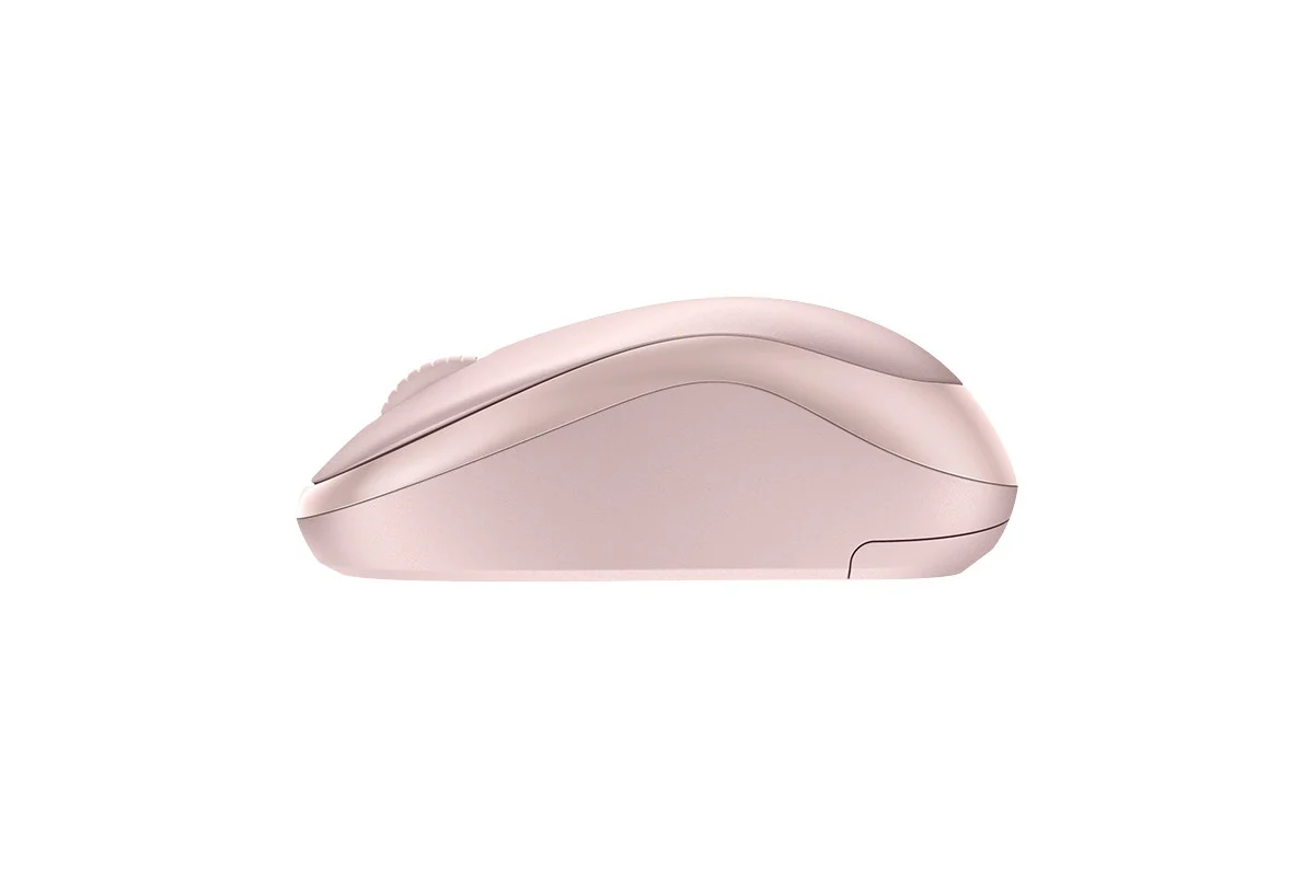 Logitech M240 Silent Wireless Mouse - Rose, Ergonomic & Bluetooth - Image 3
