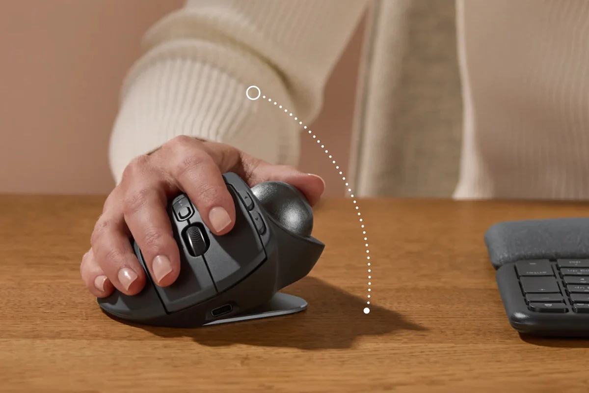 Logitech MX Ergo S Wireless Trackball Graphite - Image 10