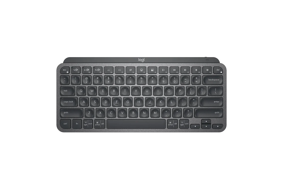 Logitech MX Keys Mini Wireless Keyboard - Compact Graphite Design
