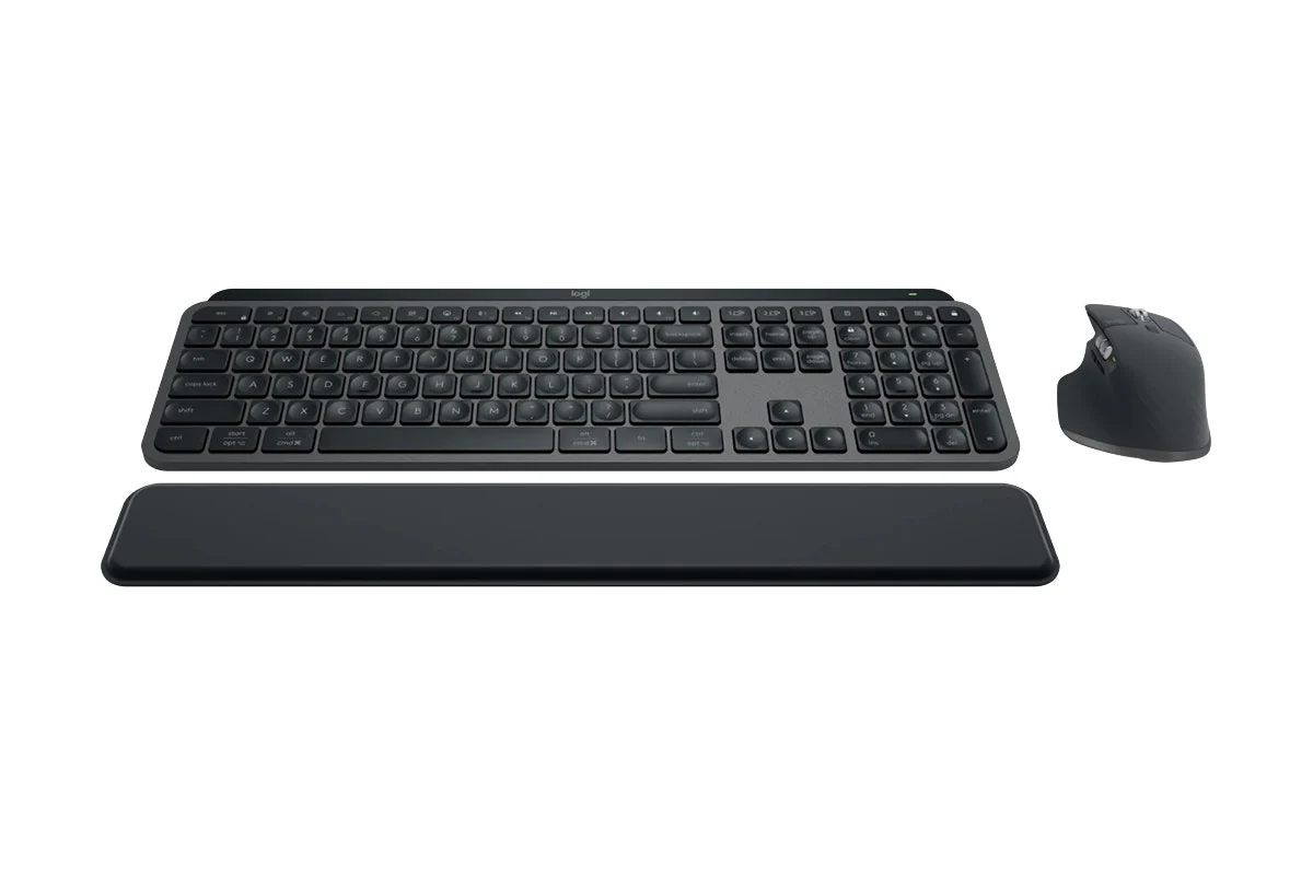 Logitech MX Keys S Combo - Smart Backlit Keyboard & Ergonomic Mouse - Image 2