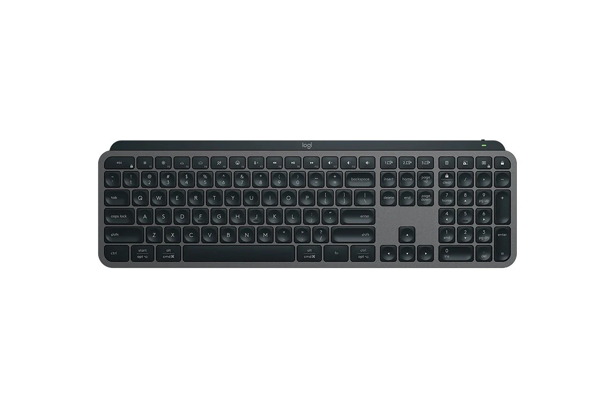 Logitech MX Keys S Wireless Illuminated Keyboard - Graphite, Smart Backlighting