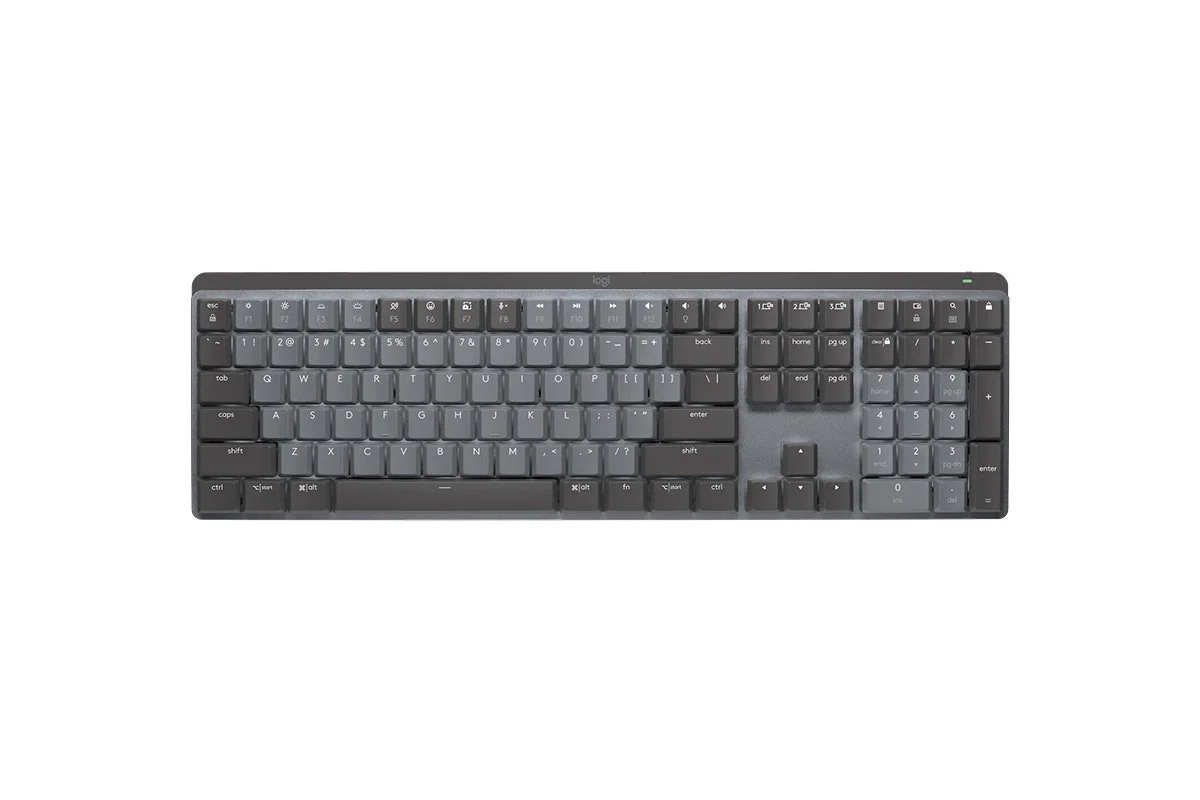 Logitech MX Mechanical Wireless Keyboard - Tactile Quiet Design