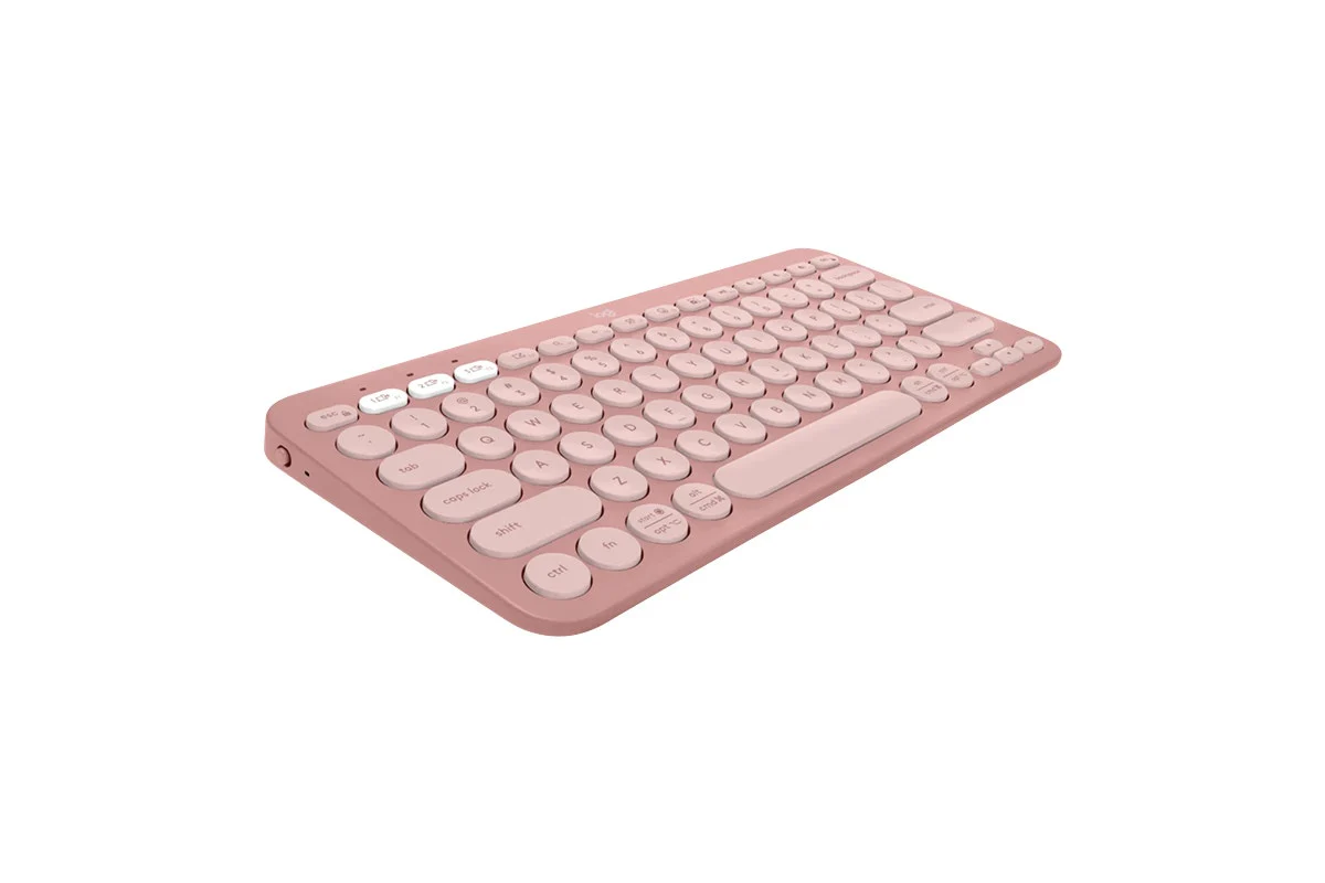 Logitech Pebble 2 Wireless Keyboard and Mouse Combo in Rose - Image 3