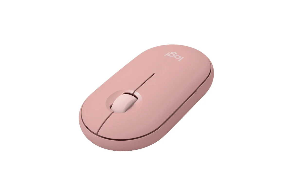Logitech Pebble 2 Wireless Keyboard and Mouse Combo in Rose - Image 4