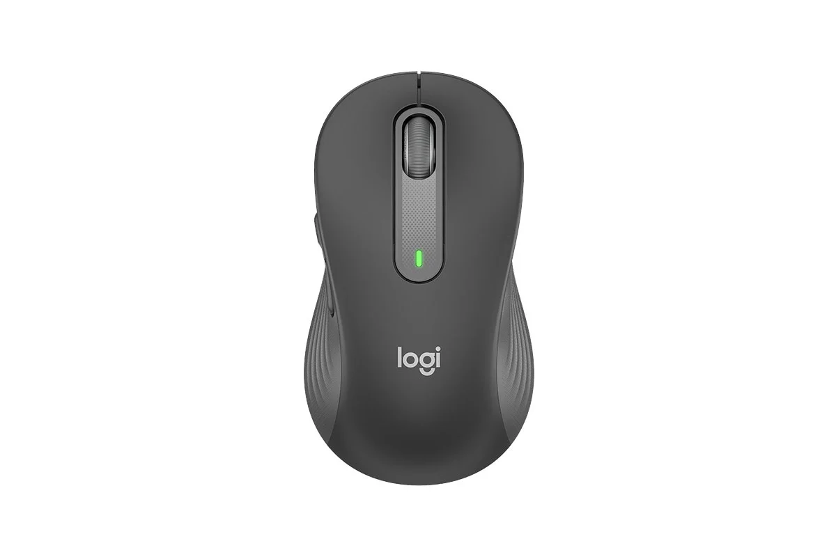 Logitech Signature M650 Large Wireless Mouse - Ergonomic Graphite Design