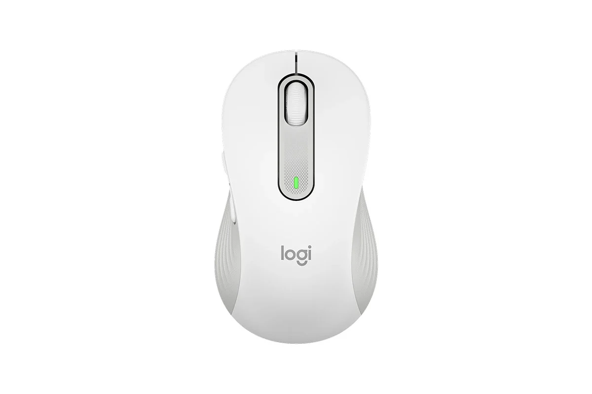 Logitech Signature M650 Large Wireless Mouse - Ergonomic Off White
