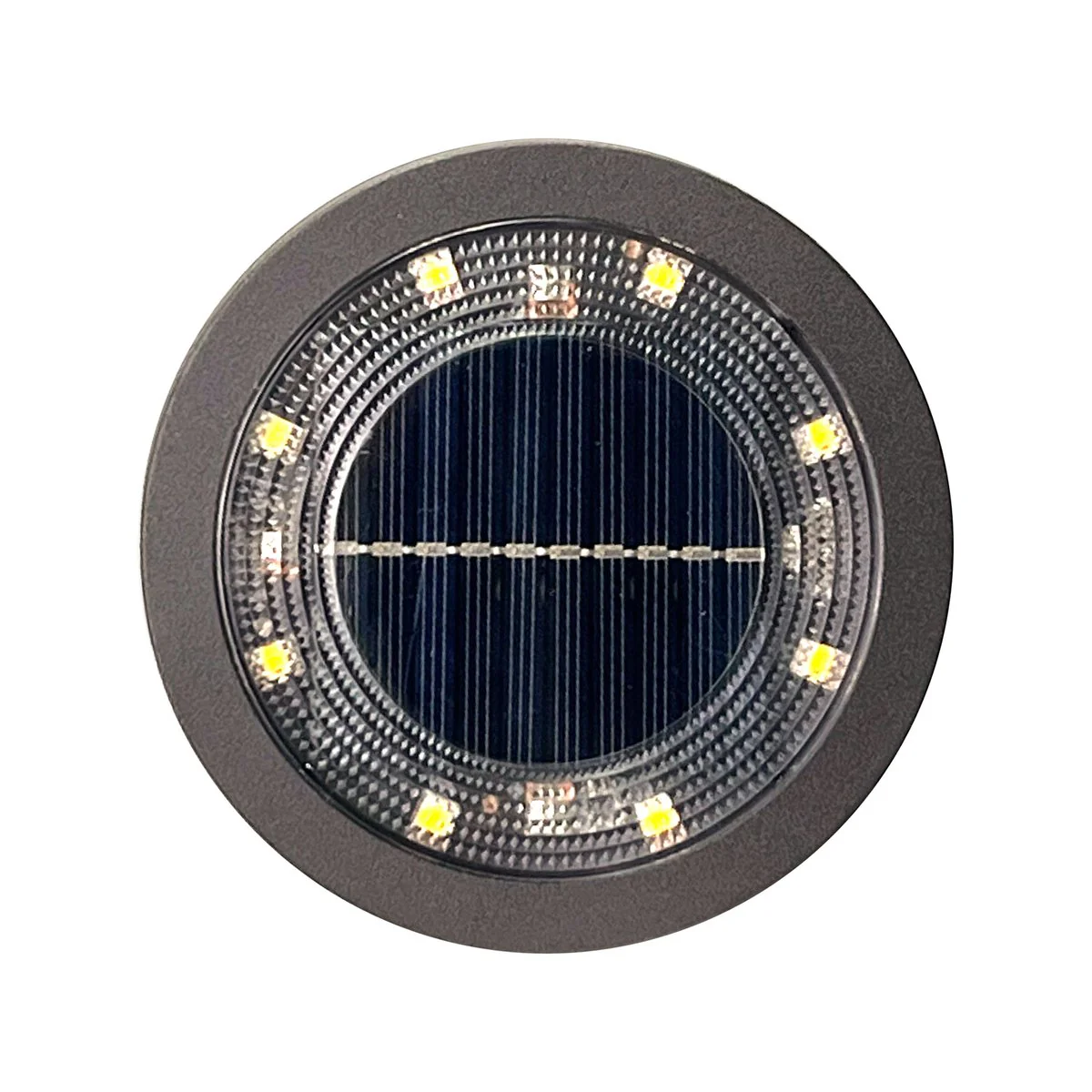 Luxzone LED Solar Disc Light 4 Pack - 115.8mm - Brown - Image 2