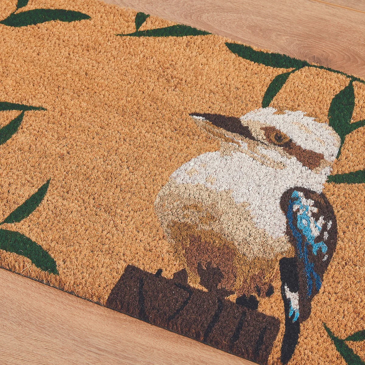 Madras Link Kookaburra Coir Door Mat 40 x 70cm - Natural - Durable, Nonslip - Image 3