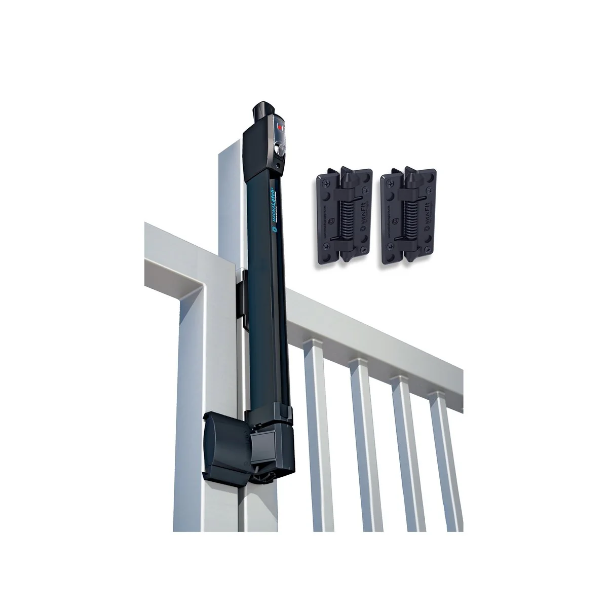 Magnalatch Magnetic Gate Latch - 180mm - Super Strong Polymer - Key Lockable - Image 2