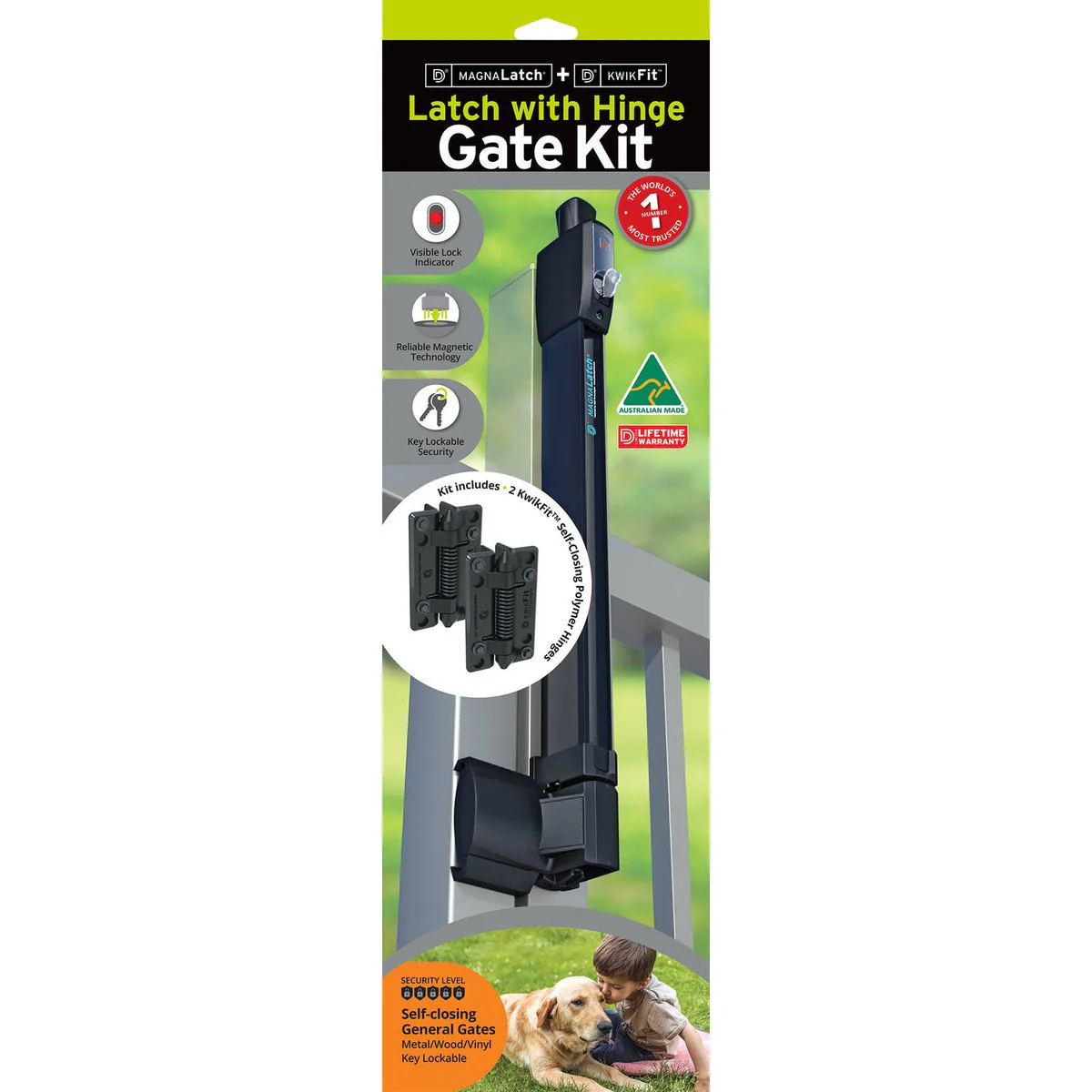 Magnalatch Magnetic Gate Latch - 180mm - Super Strong Polymer - Key Lockable - Image 5
