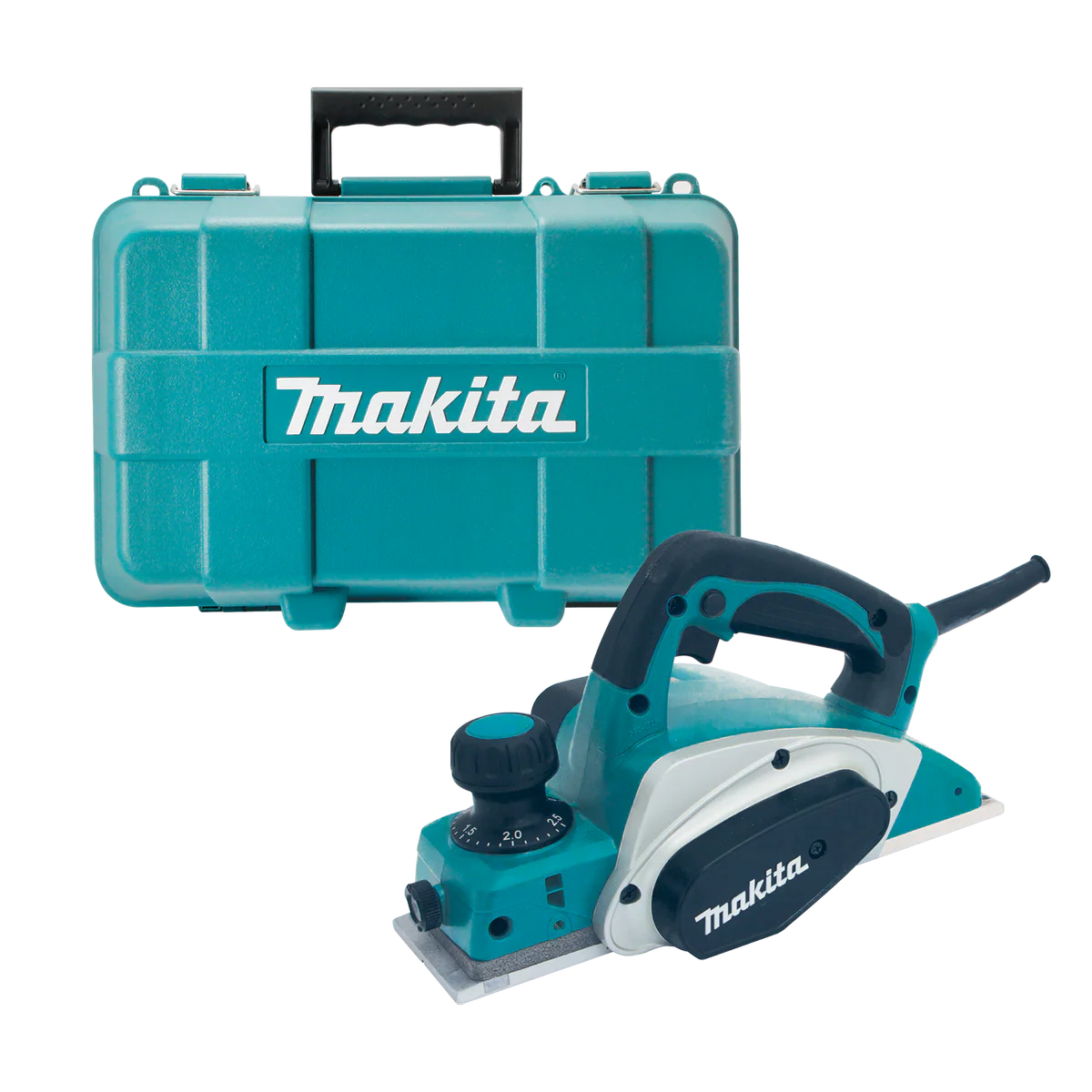 Makita 82mm Planer KP0800K - Metal Plastic - Precise Planing Depth
