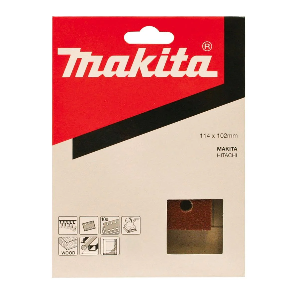 Makita P60 Wood Paint Abrasive Sheet 10 Pack Aluminium Oxide Benefits