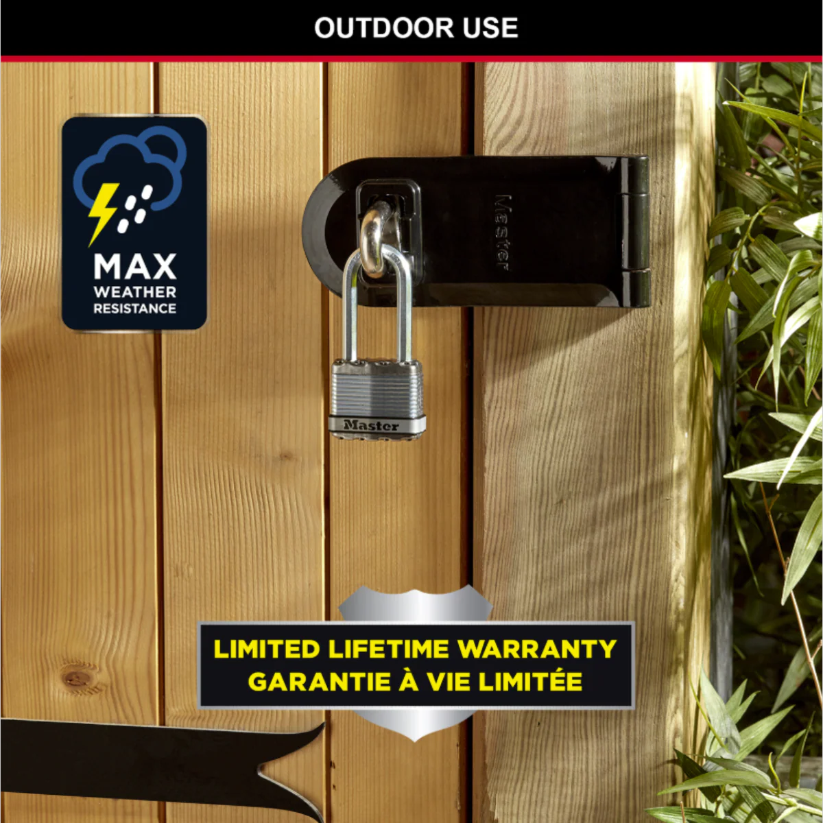 Master Lock 45mm Magnum Padlock - 64mm Extra Long Shackle - M1DLJ - Image 4