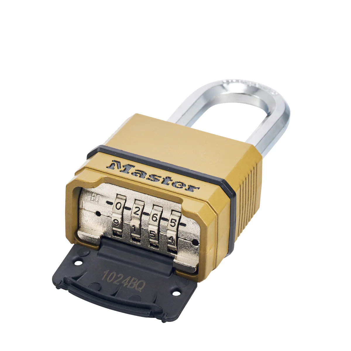 Master Lock Excell Combo Padlock - 56mm Wide - 51mm Shackle - 4-Digit Combination - Tough-Cut Shackle - Weather Resistant