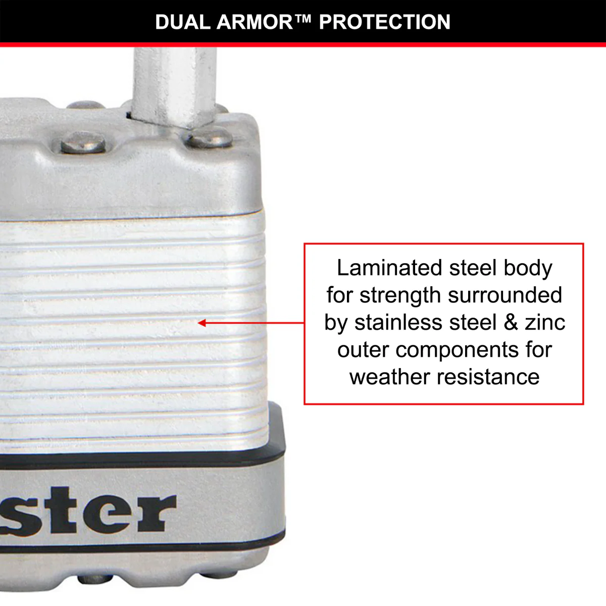 Master Lock Magnum Padlock 45mm with 64mm Shackle - 2 Pack - Image 4