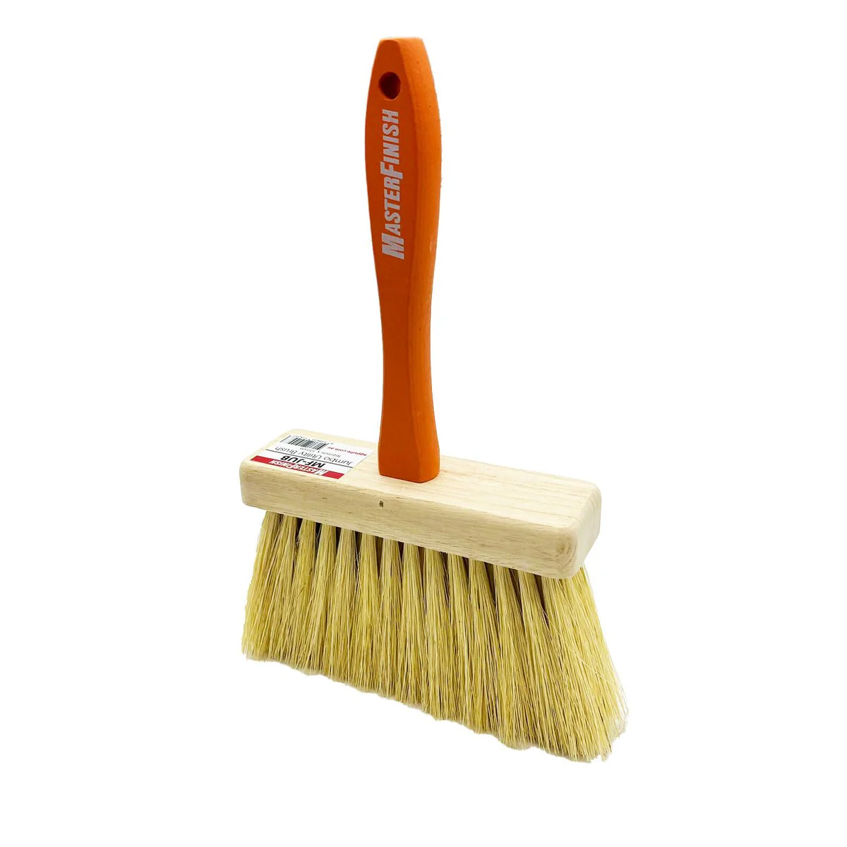 Masterfinish Jumbo Utility Brush - 300mm - Red & White - Durable Tampico Fibres
