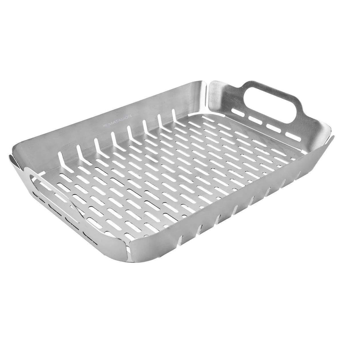 Matador Large BBQ Grill Basket - Stainless Steel - 230mm x 240mm - Easy Cleanup