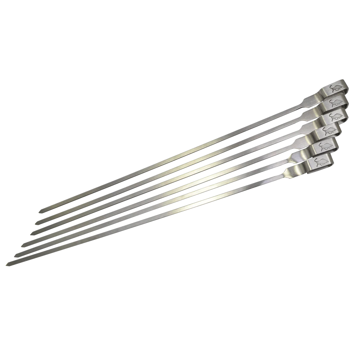 Matador Stainless Steel Skewers - 33cm - 6 Pack - Built-in Handle