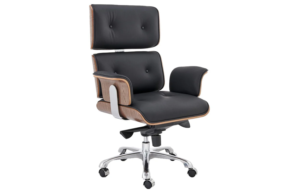 Matt Blatt Eames Replica Executive Leather Office Chair - Image 2