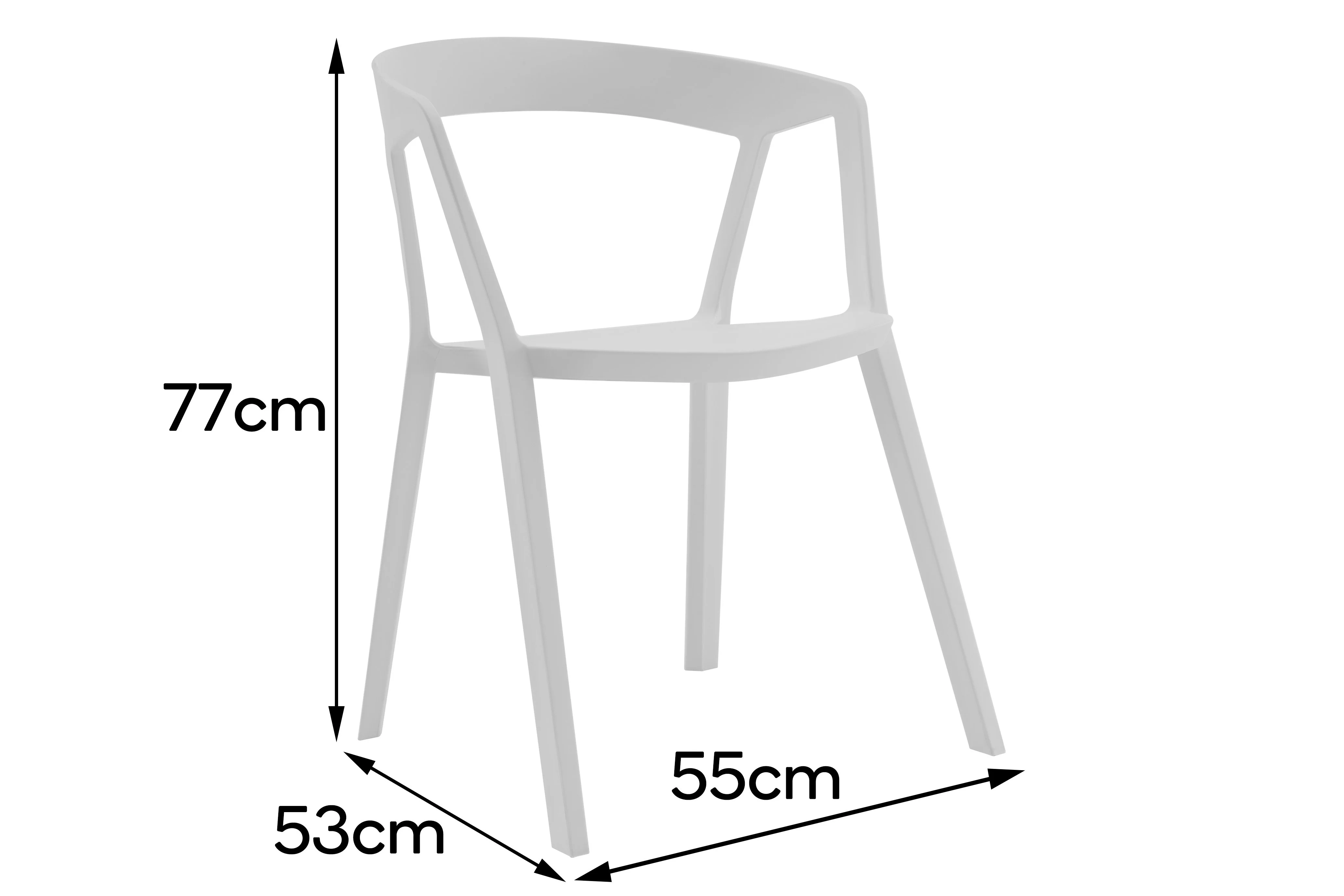 Matt Blatt Set of 2 Patrick Norguet Compas Chair Replica White - Image 11