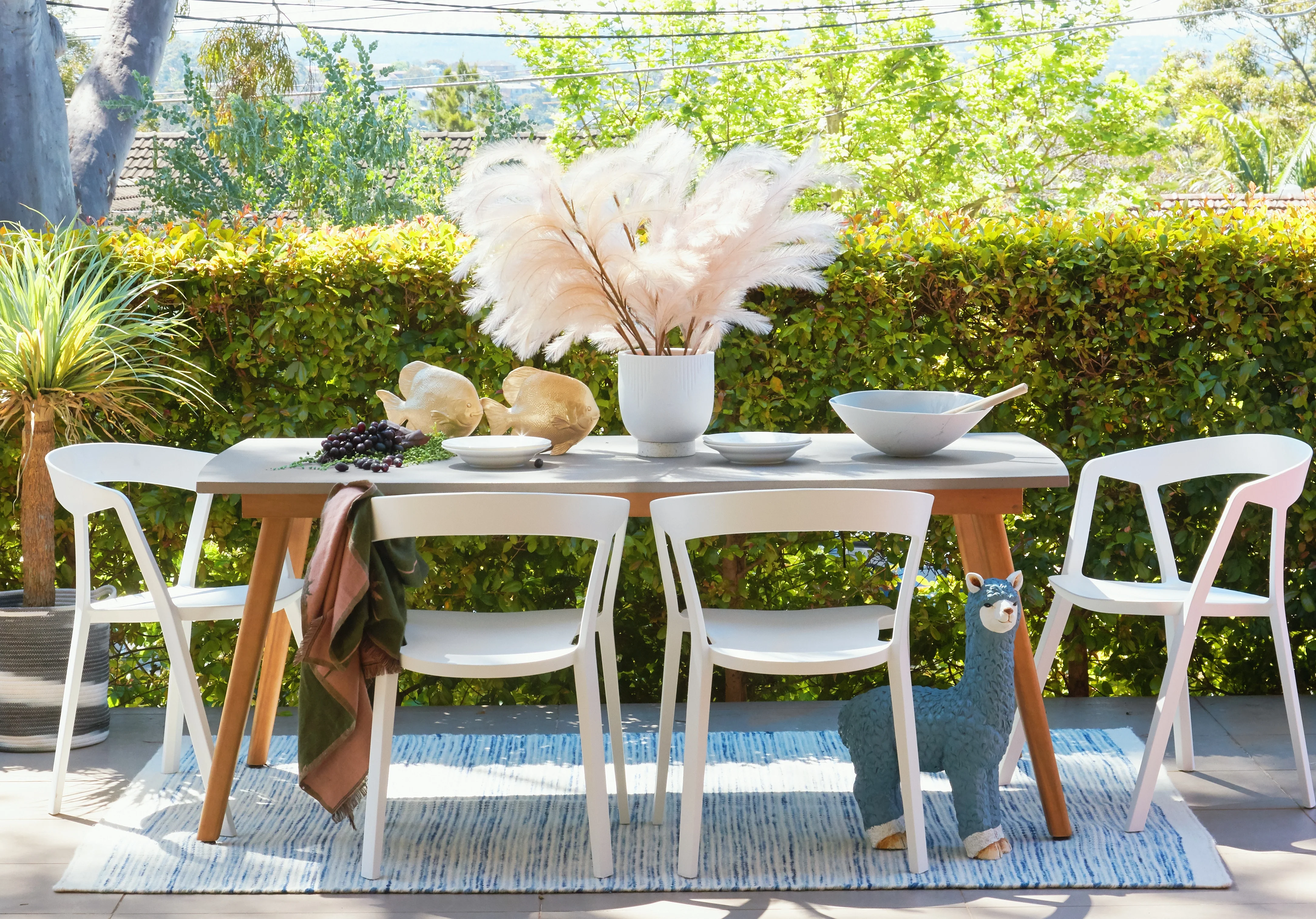 Matt Blatt Set of 2 Patrick Norguet Compas Chair Replica White - Image 6