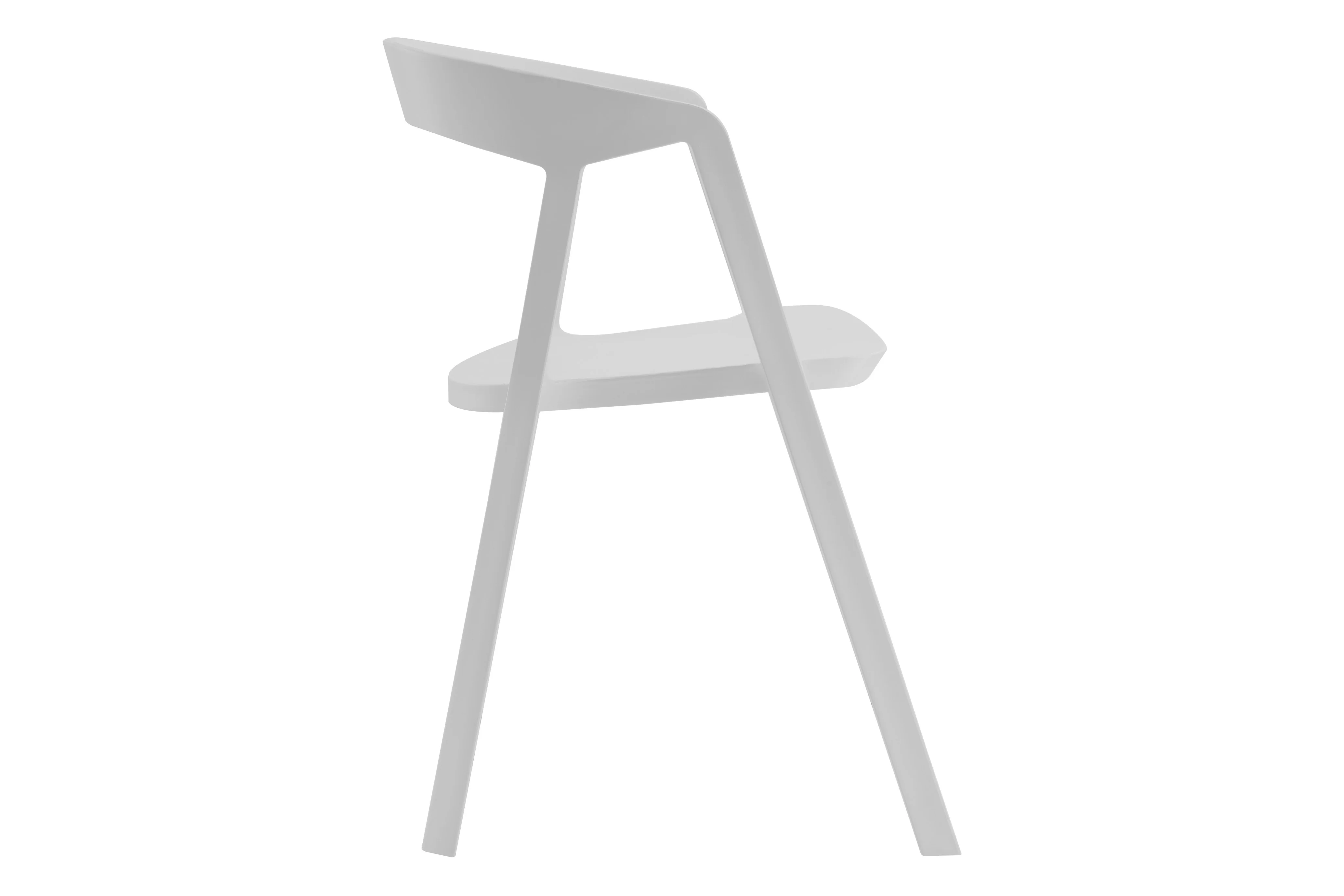 Matt Blatt Set of 2 Patrick Norguet Compas Chair Replica White - Image 8