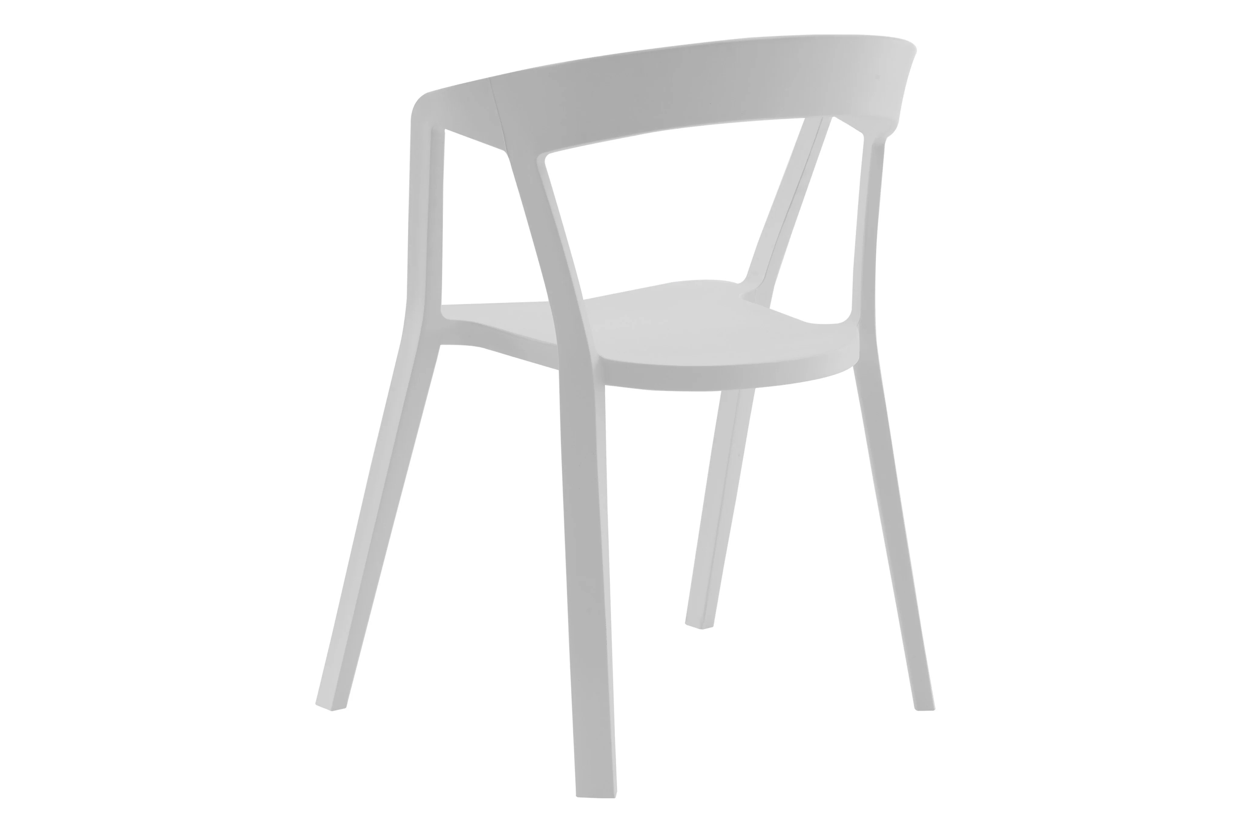 Matt Blatt Set of 2 Patrick Norguet Compas Chair Replica White - Image 9