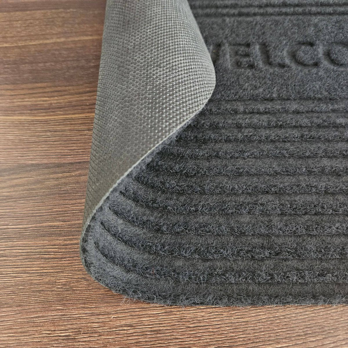 Maxfind Charcoal Oval Scraper Doormat 40x60cm - Eco-Friendly, Durable - Image 5
